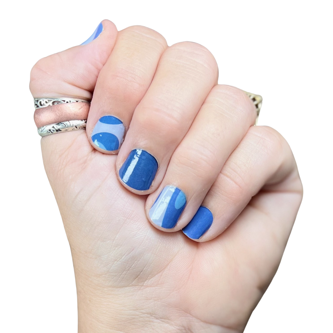 Très Chic - Sky Blue Nail Wrap Set