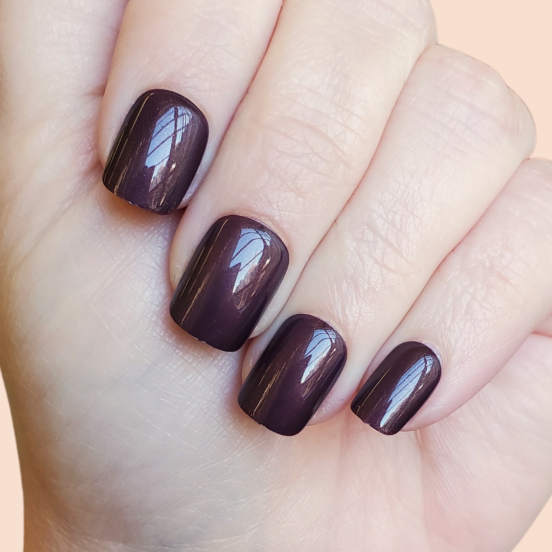 Cocoa Shimmer Press On Nail Set