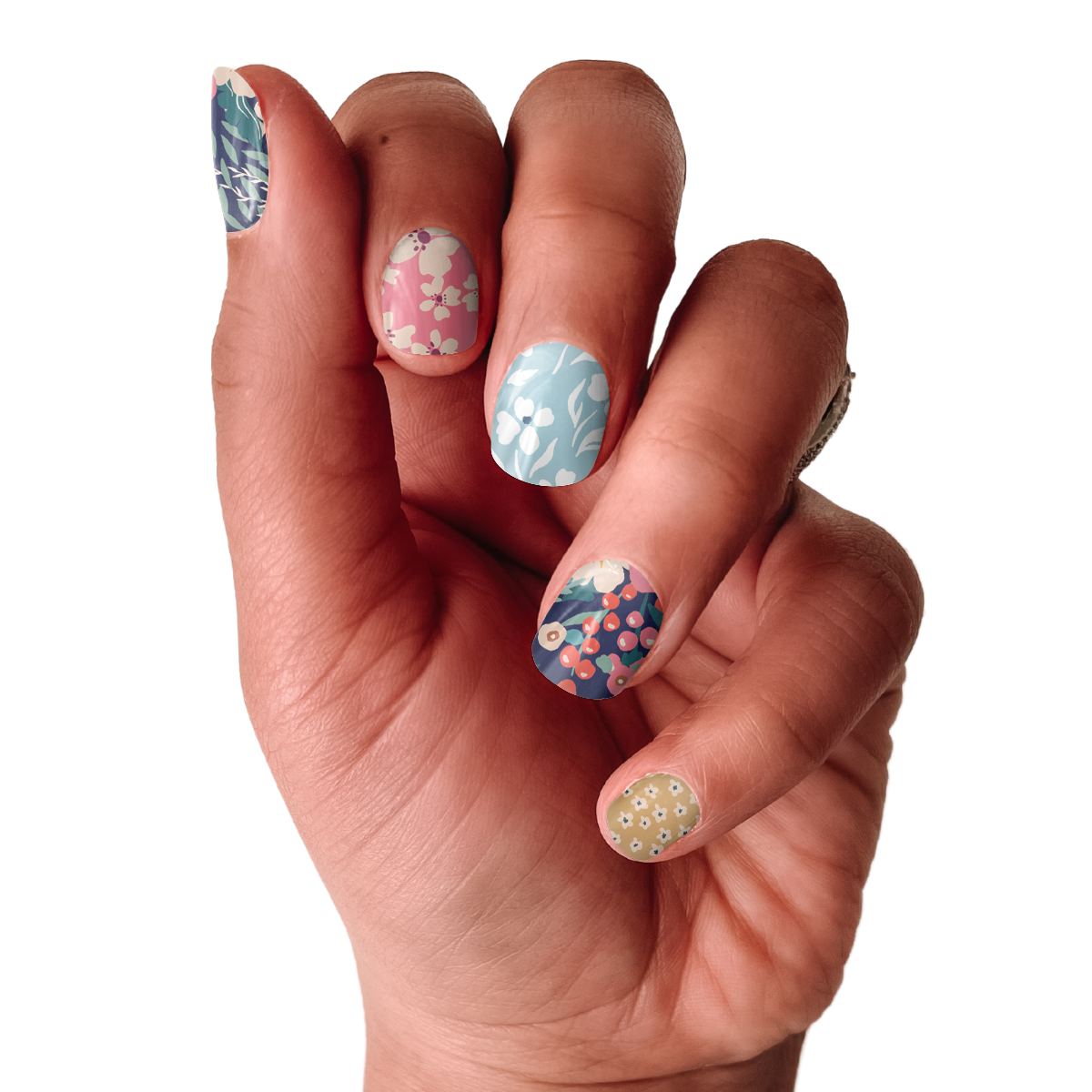 Flower Girl Nail Wrap Set