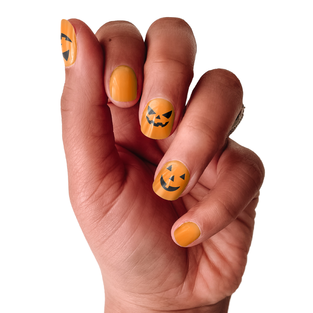 Jack O' Lantern Nail Wrap Set