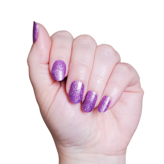 Lilac Shimmer Nail Wrap Set
