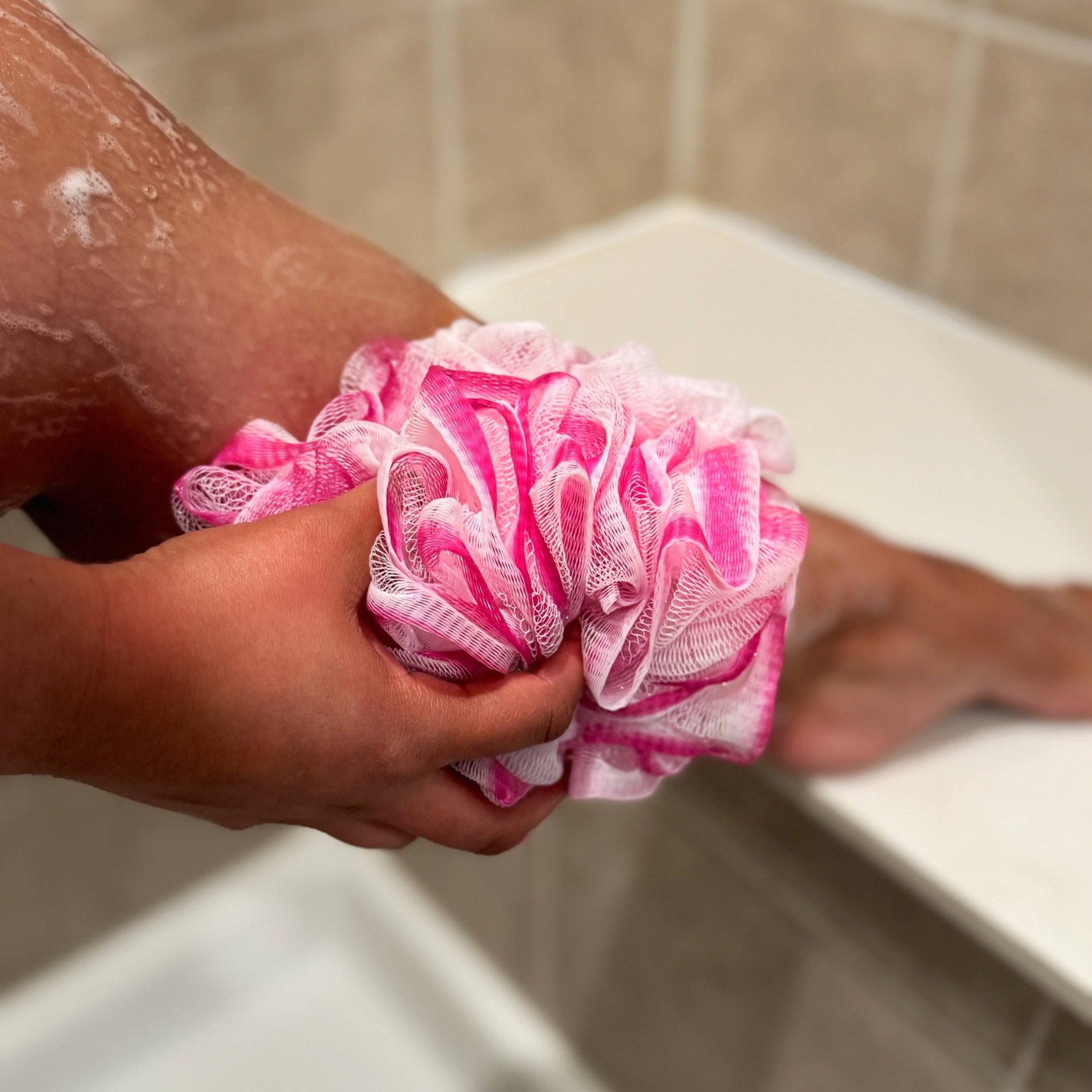 Shower Loofah - Magenta