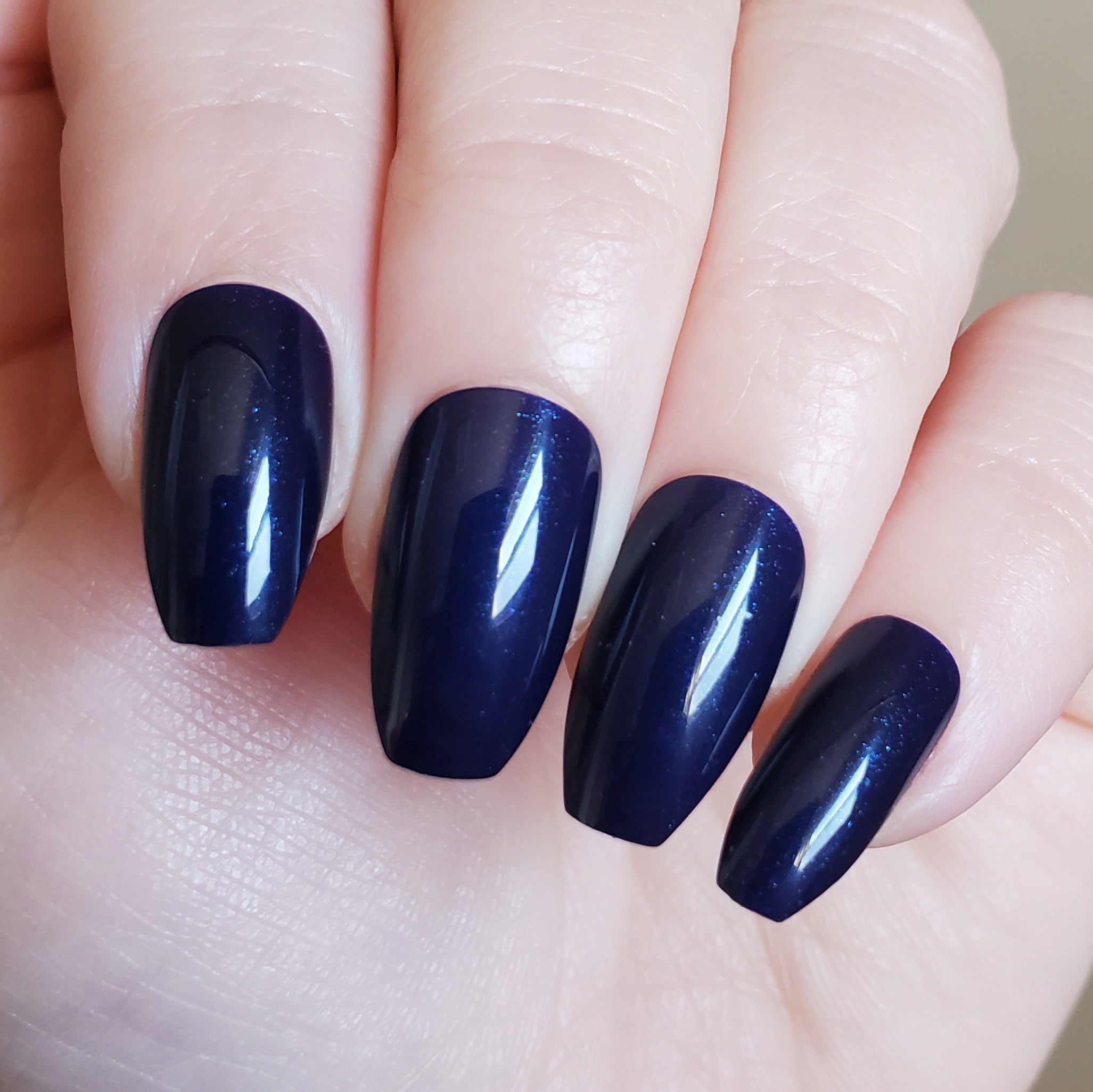 Midnight Shimmer Press On Nail Set