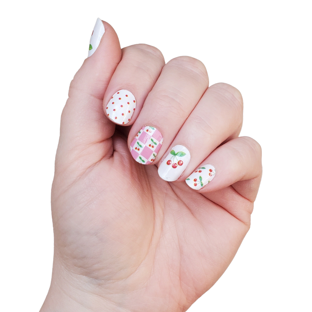 Cherry Bomb Nail Wrap Set