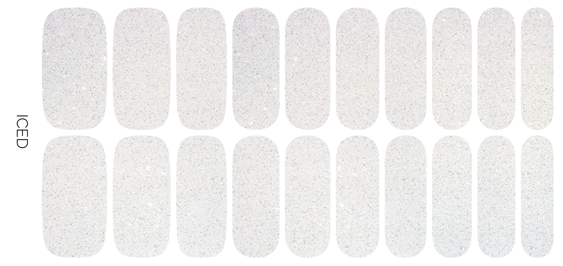 Iced Nail Wrap Set