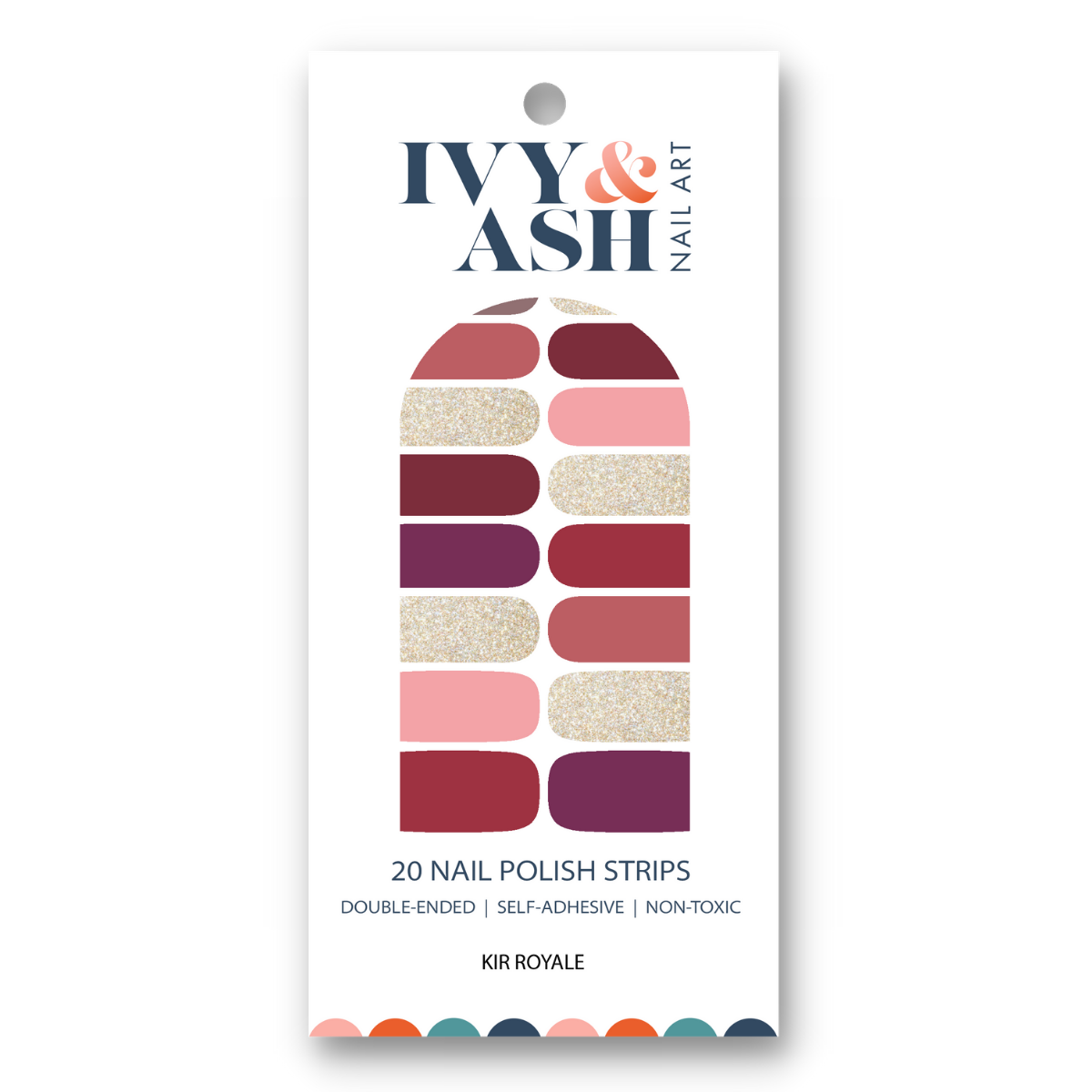 Kir Royale Nail Wrap Set