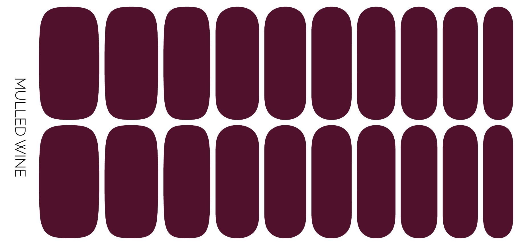 Mulled Wine Nail Wrap Set