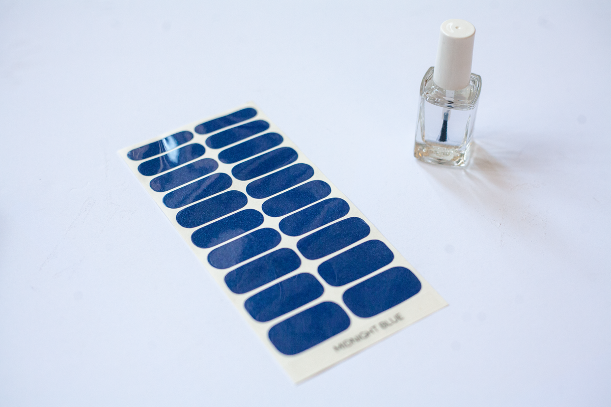 Midnight Blue Nail Wrap Set