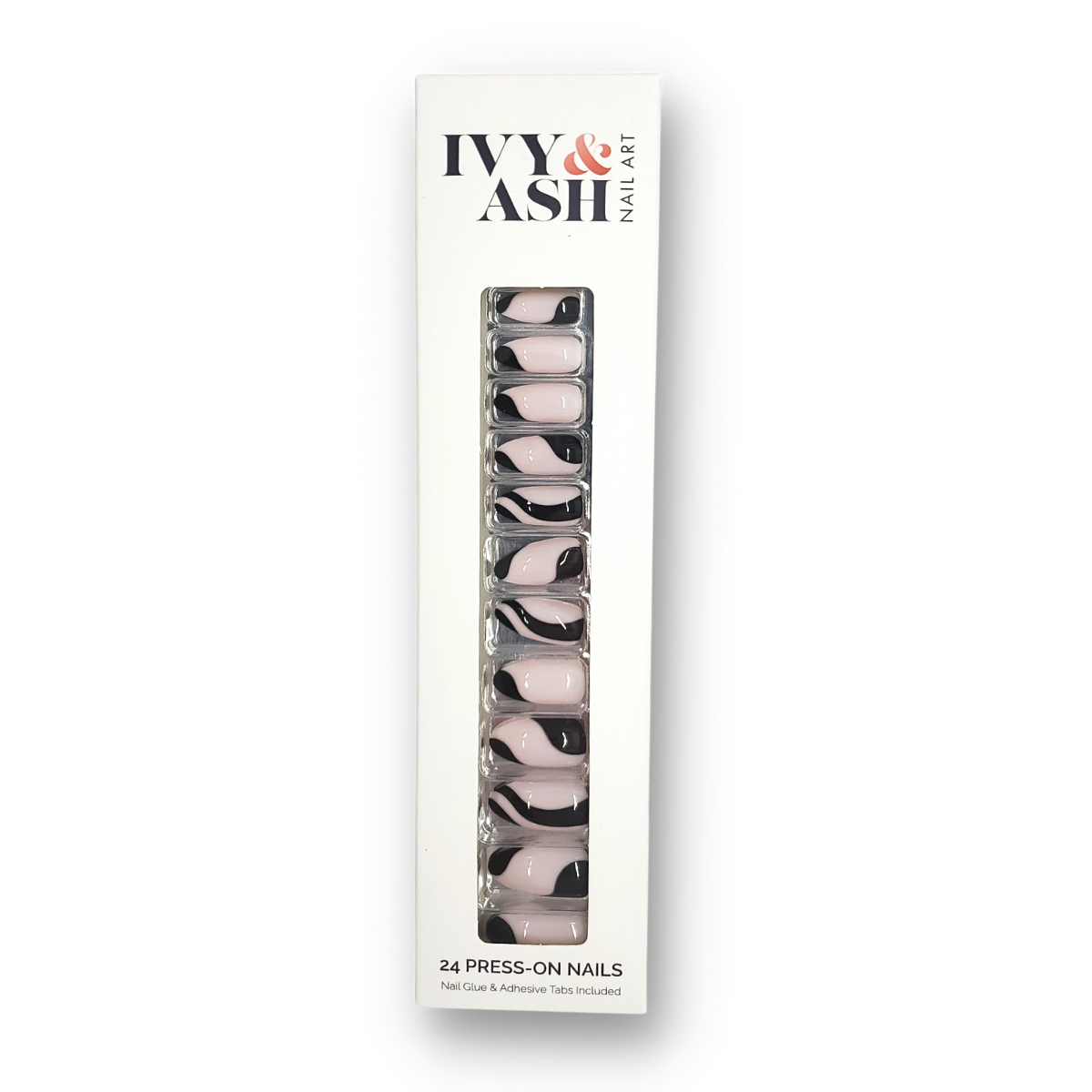 Midnight Swirl Press On Nail Set