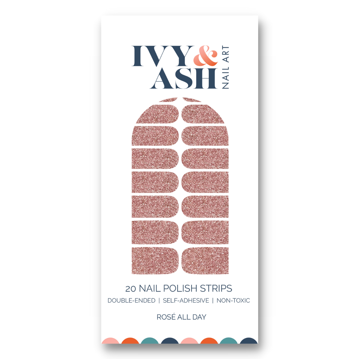 Rosé All Day Nail Wrap Set