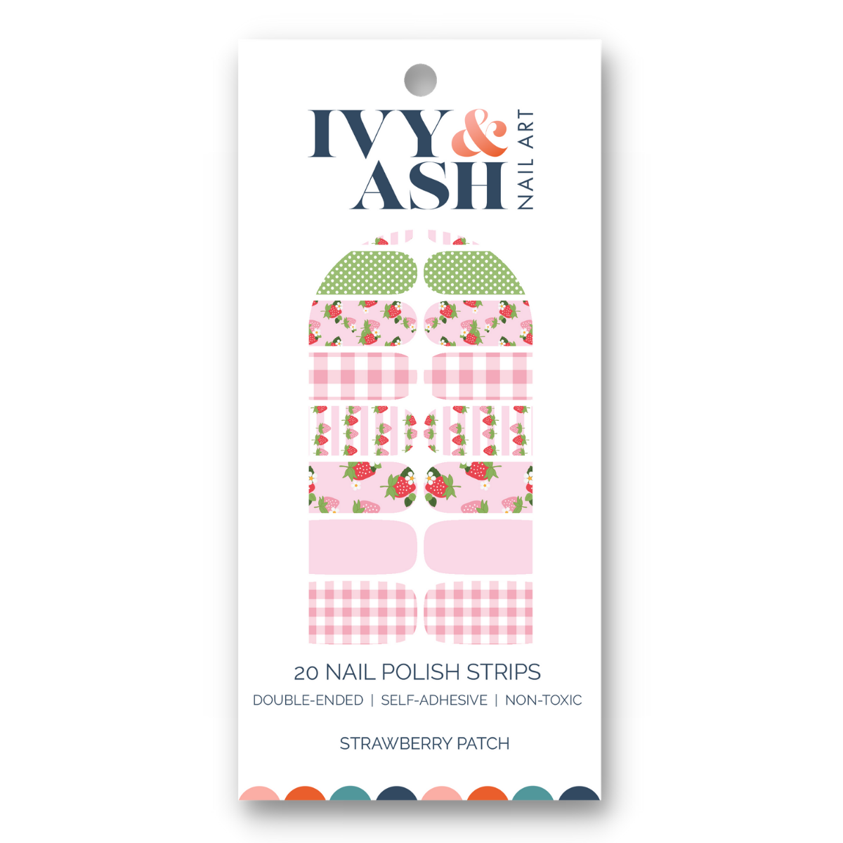 Strawberry Patch Nail Wrap Set