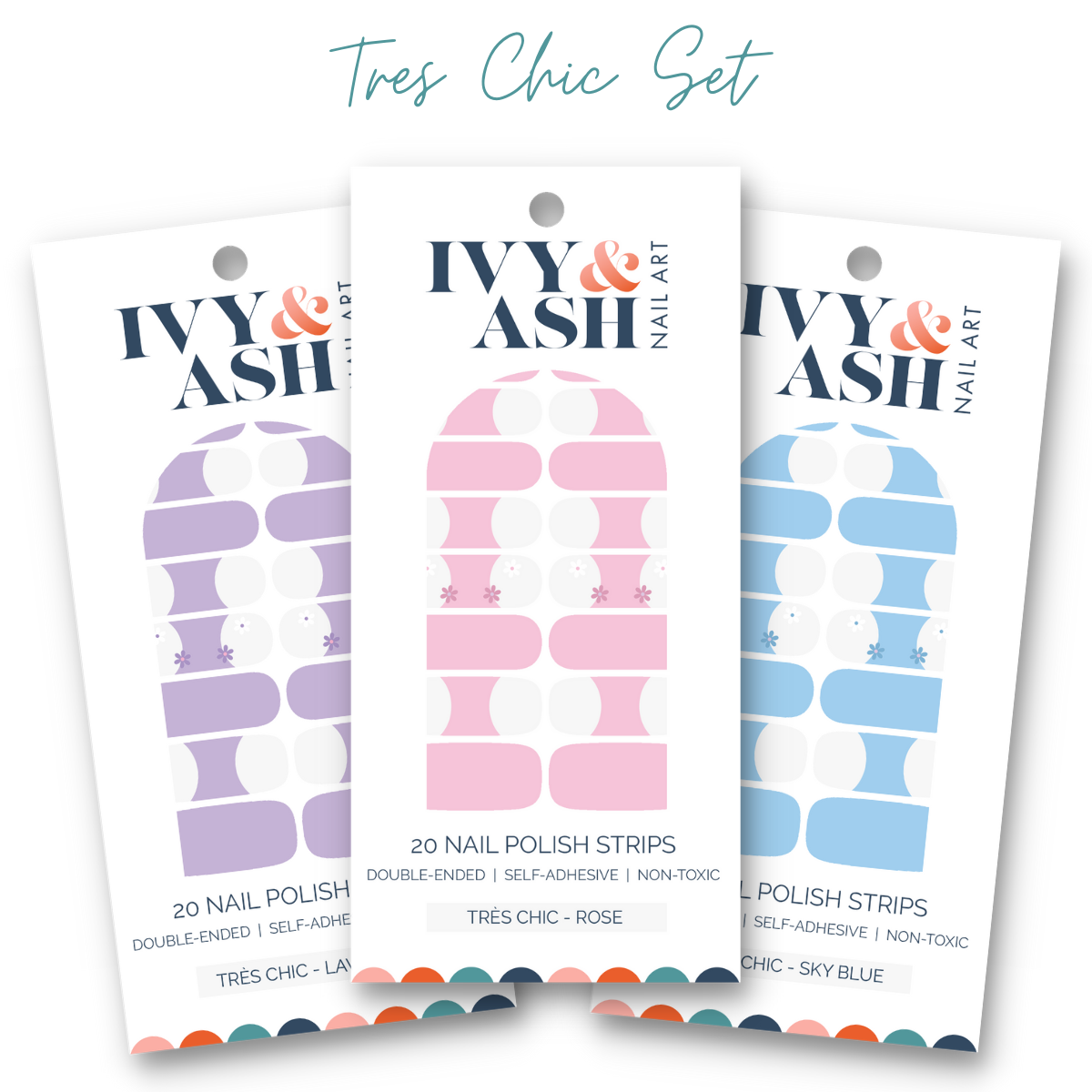 Très Chic - Lavender Nail Wrap Set